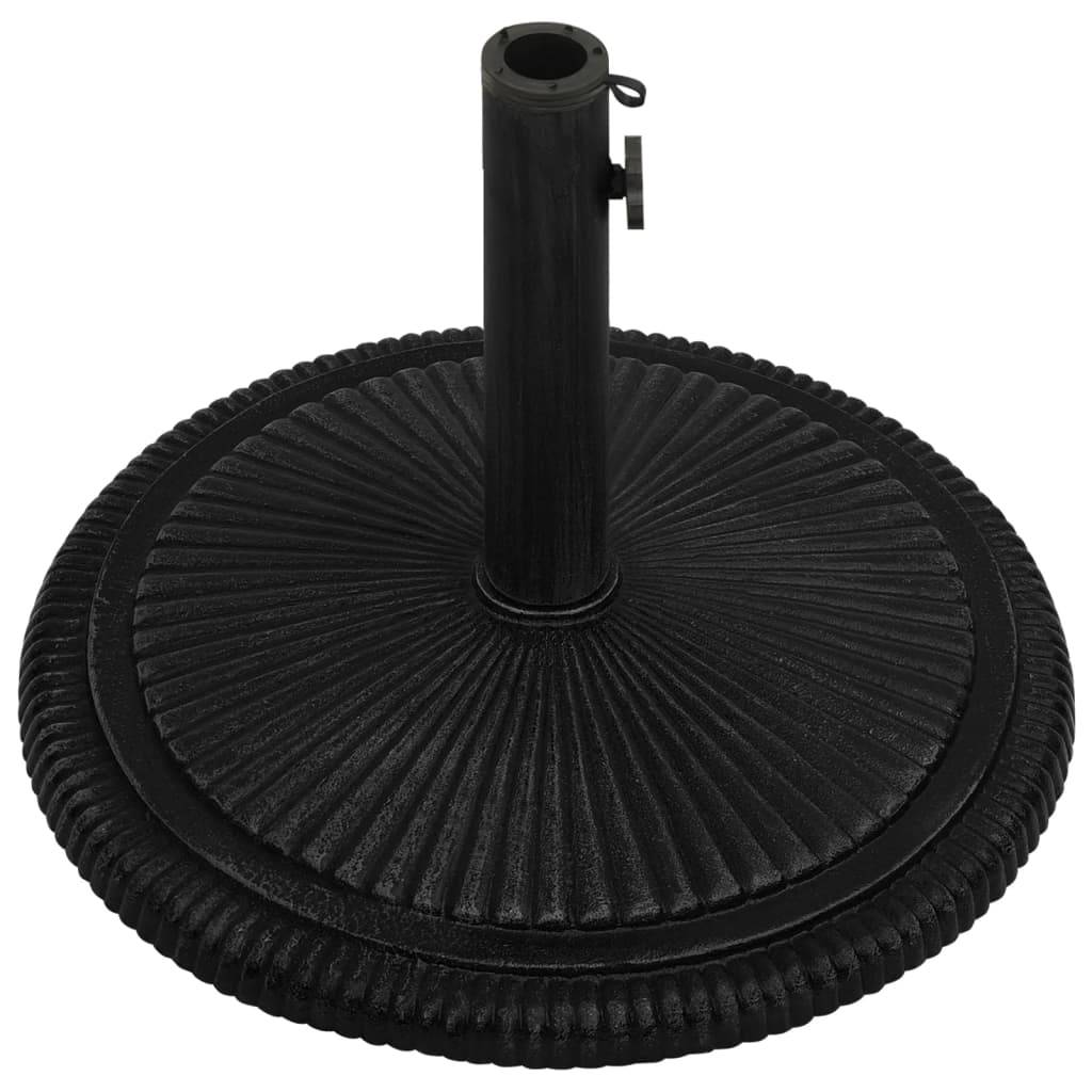 Maison Chic - Socle de parasol - accessoire parasol Noir 45x45x30 cm Fonte - MEUBLE PRO - Image 3