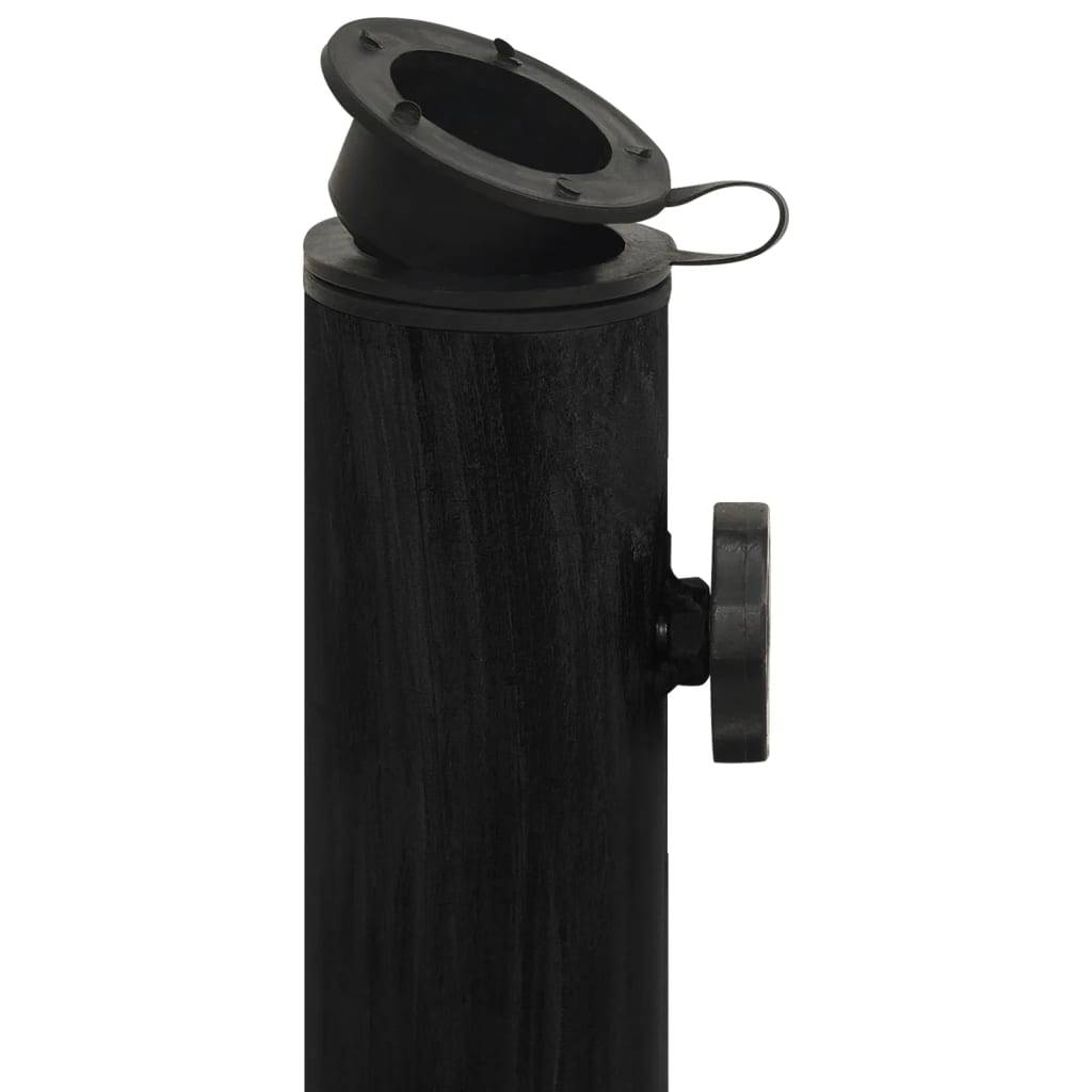 Maison Chic - Socle de parasol - accessoire parasol Noir 45x45x30 cm Fonte - MEUBLE PRO - Image 6