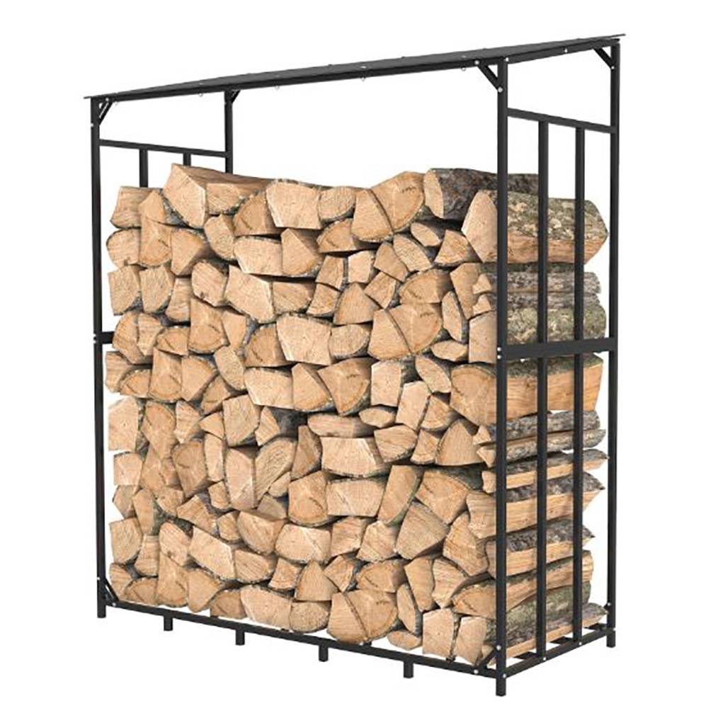 Support en acier pour stockage bois - Image 2