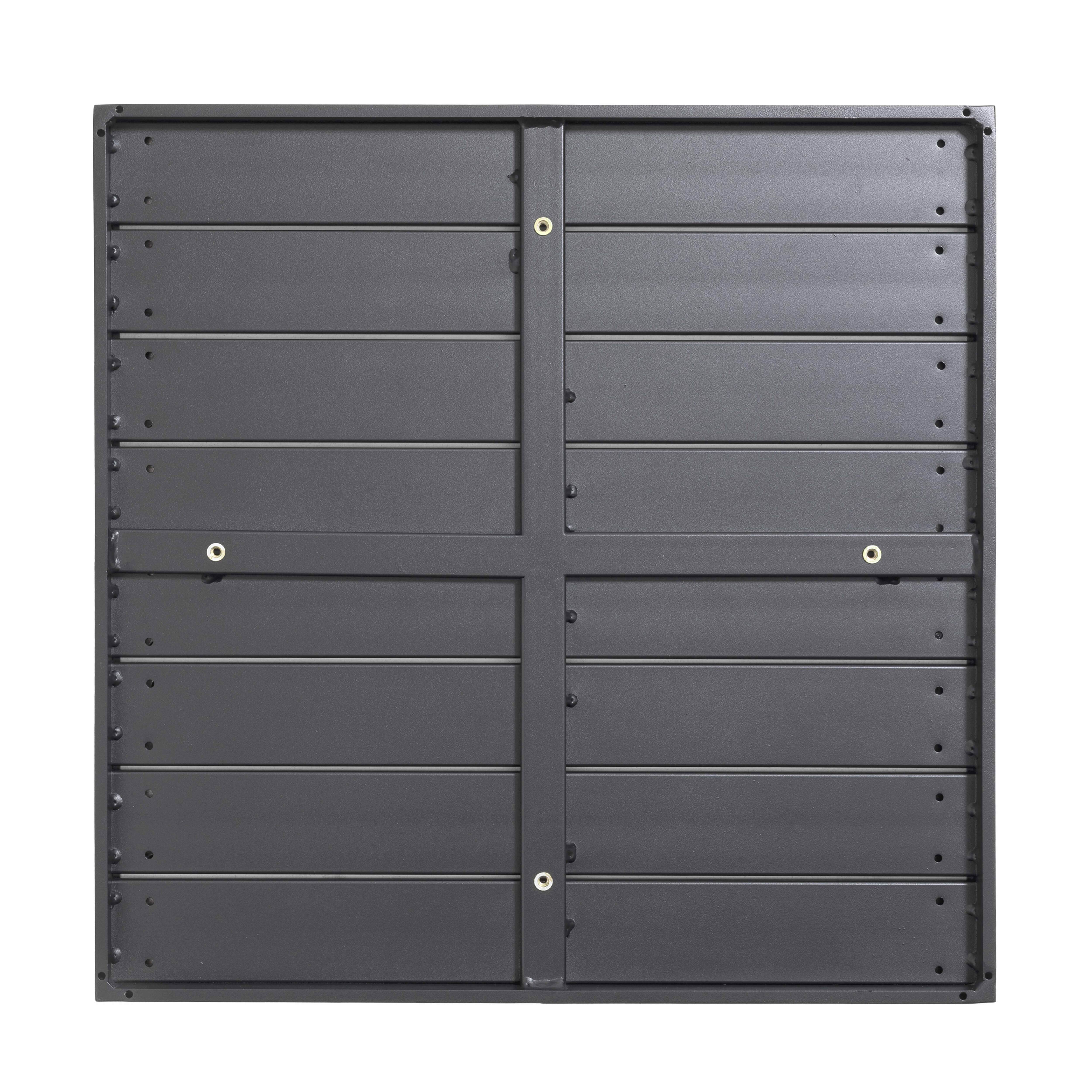 Oviala - Plateau de table carré Cardiff en aluminium noir 70 cm pour pied Klipo Cardiff - Oviala - Imagen 6