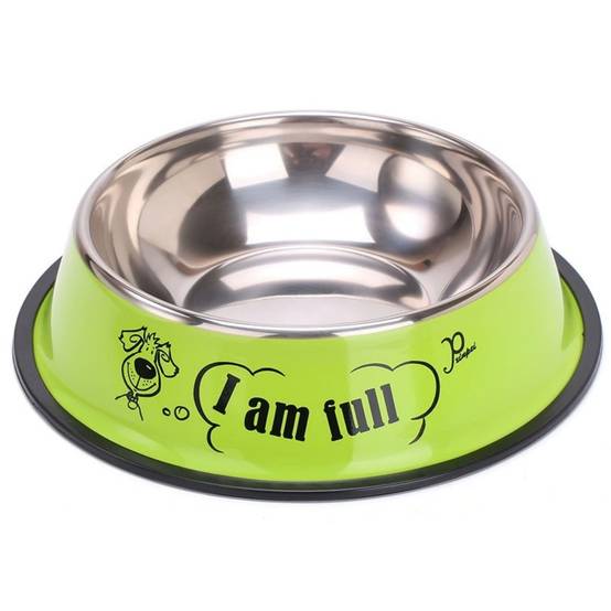 IntiMeg - Bol pour chien en acier inoxydable Jaune IntiMeg - Image 5