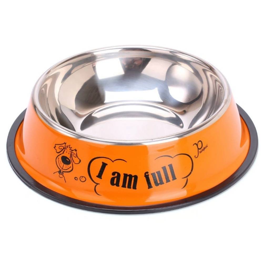 IntiMeg - Bol pour chien en acier inoxydable Jaune IntiMeg - Image 3