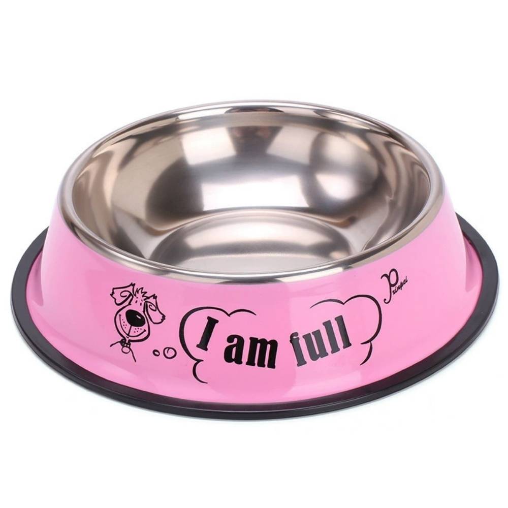 IntiMeg - Bol pour chien en acier inoxydable Jaune IntiMeg - Image 4