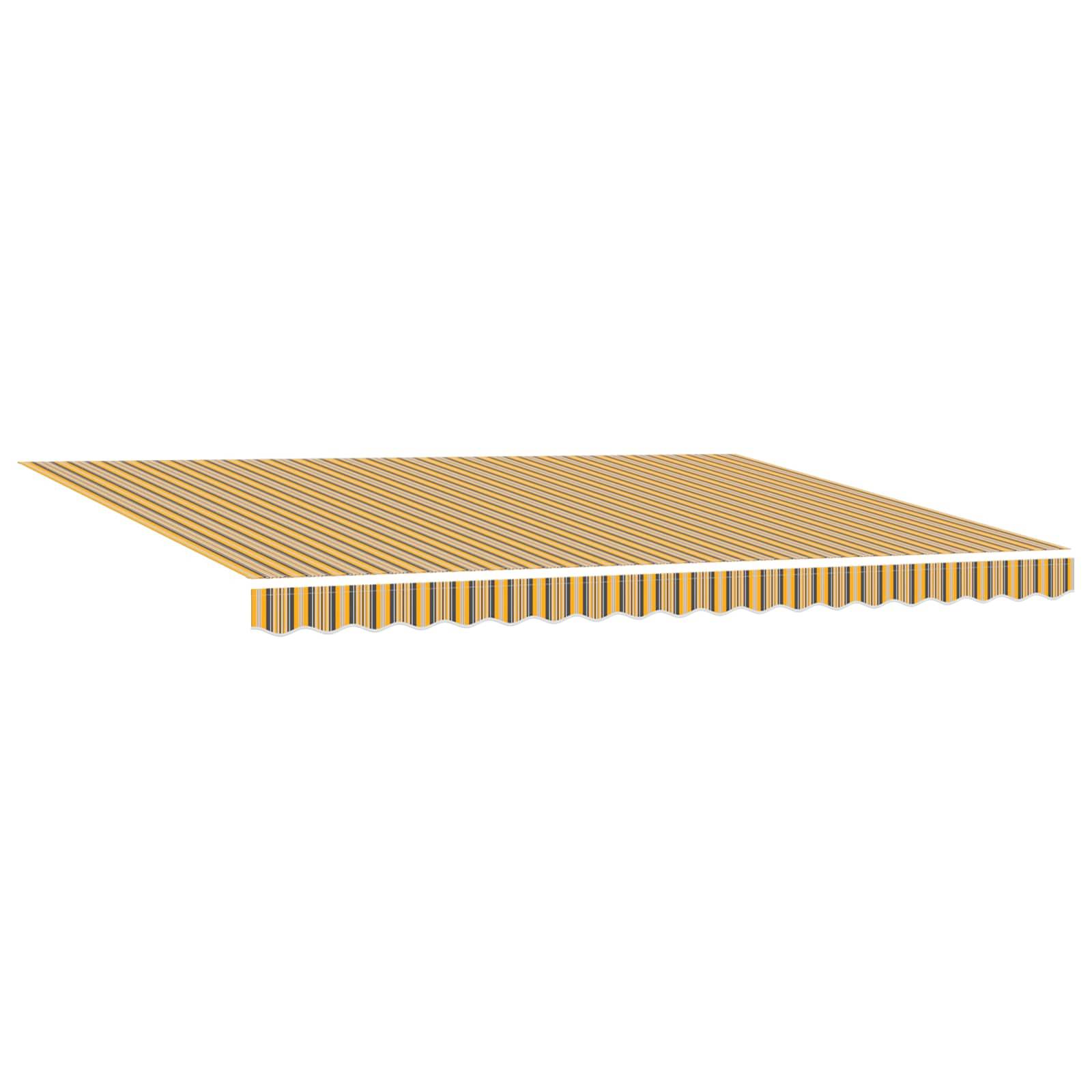 ComfortXL - Store banne aluminium pour terrasse éclairage LED jaune gris anthracite 5x3,5m - ComfortXL Outdoor Living - Image 4