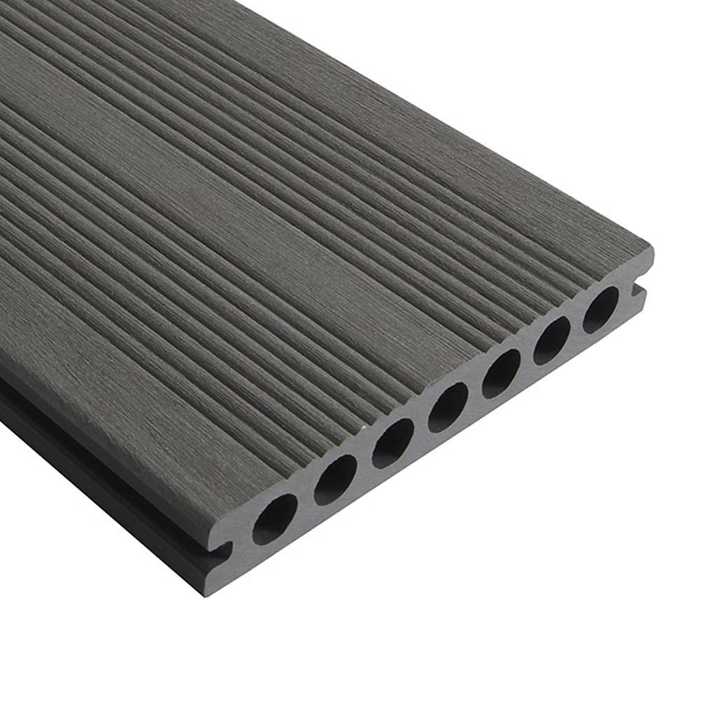 Kit Terrasse ATLANTA 15m² - 46 Lames de Terrasse (220 x 14.5 x 2.25 cm) - Platinium - Garantie 15 ans - Fixation par Clips - Imagen 4