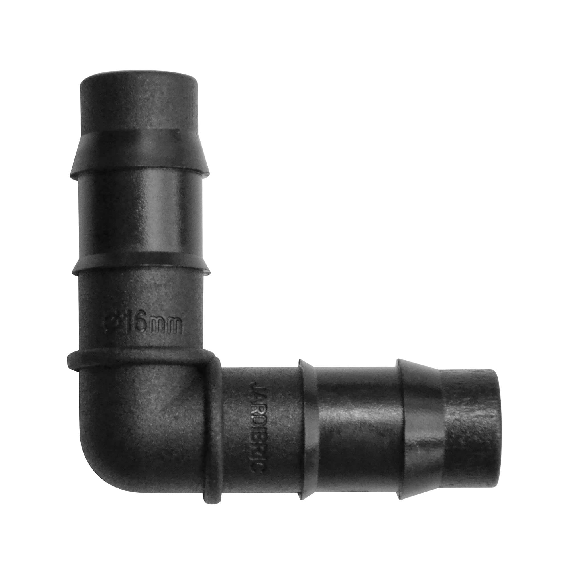 Jardibric - Jardibric - Coude Goutte à Goutte Ø16 mm Lot de 5 - Raccord Irrigation Cannelé pour Tuyau 16 mm - Image 1