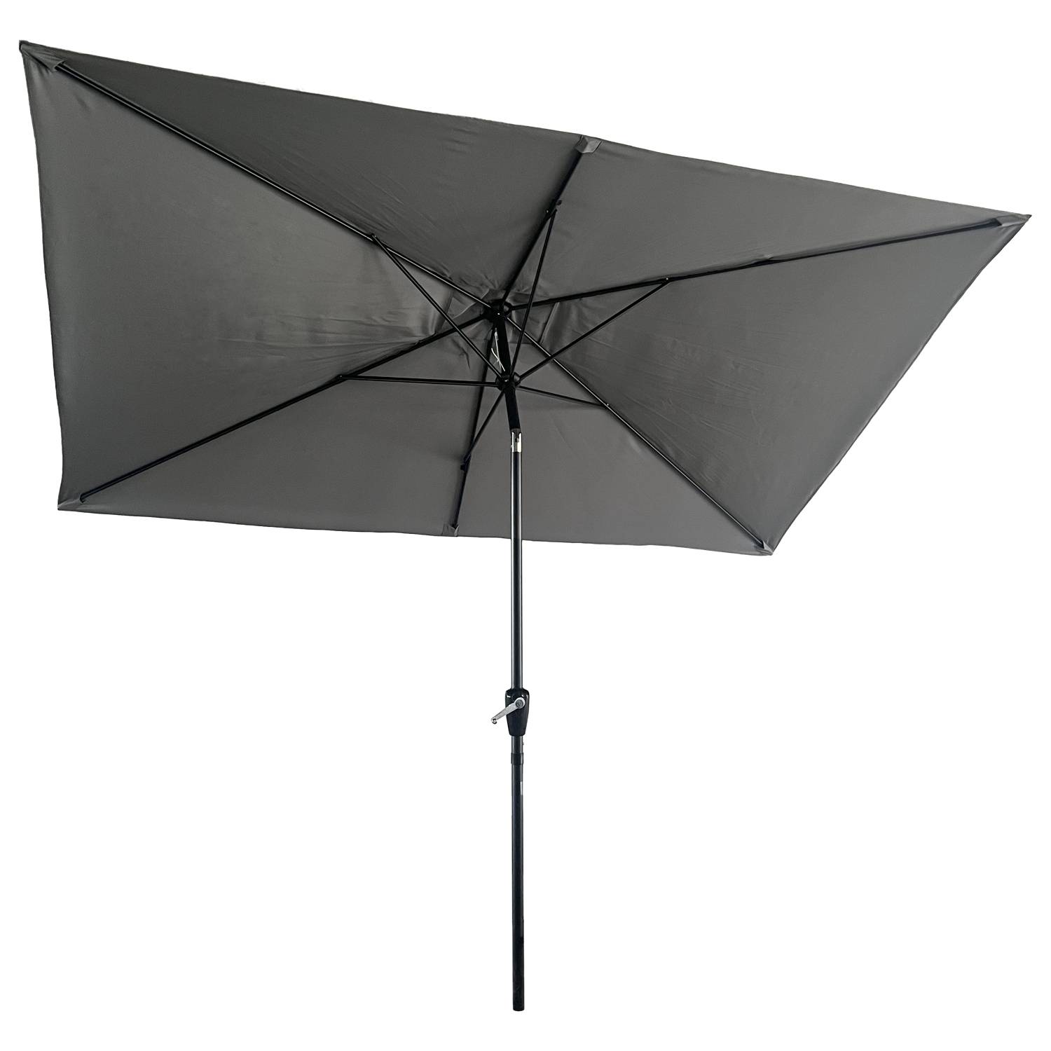 Happy Garden - Parasol droit HAPUNA rectangulaire 2x3m gris - HAPPY GARDEN - Imagen 4