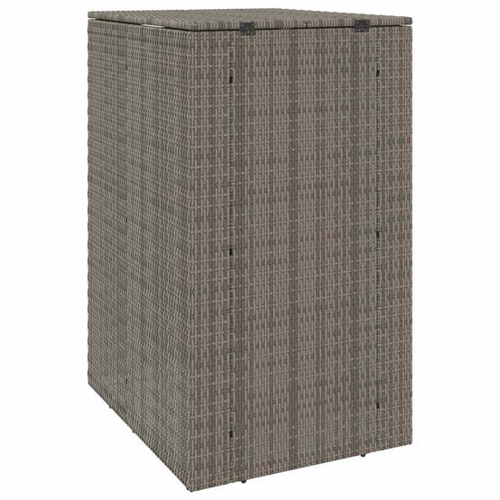 Cache-poubelle polyéthylène gris 65 x 80 x 115 cm - PANGIVO - Image 7