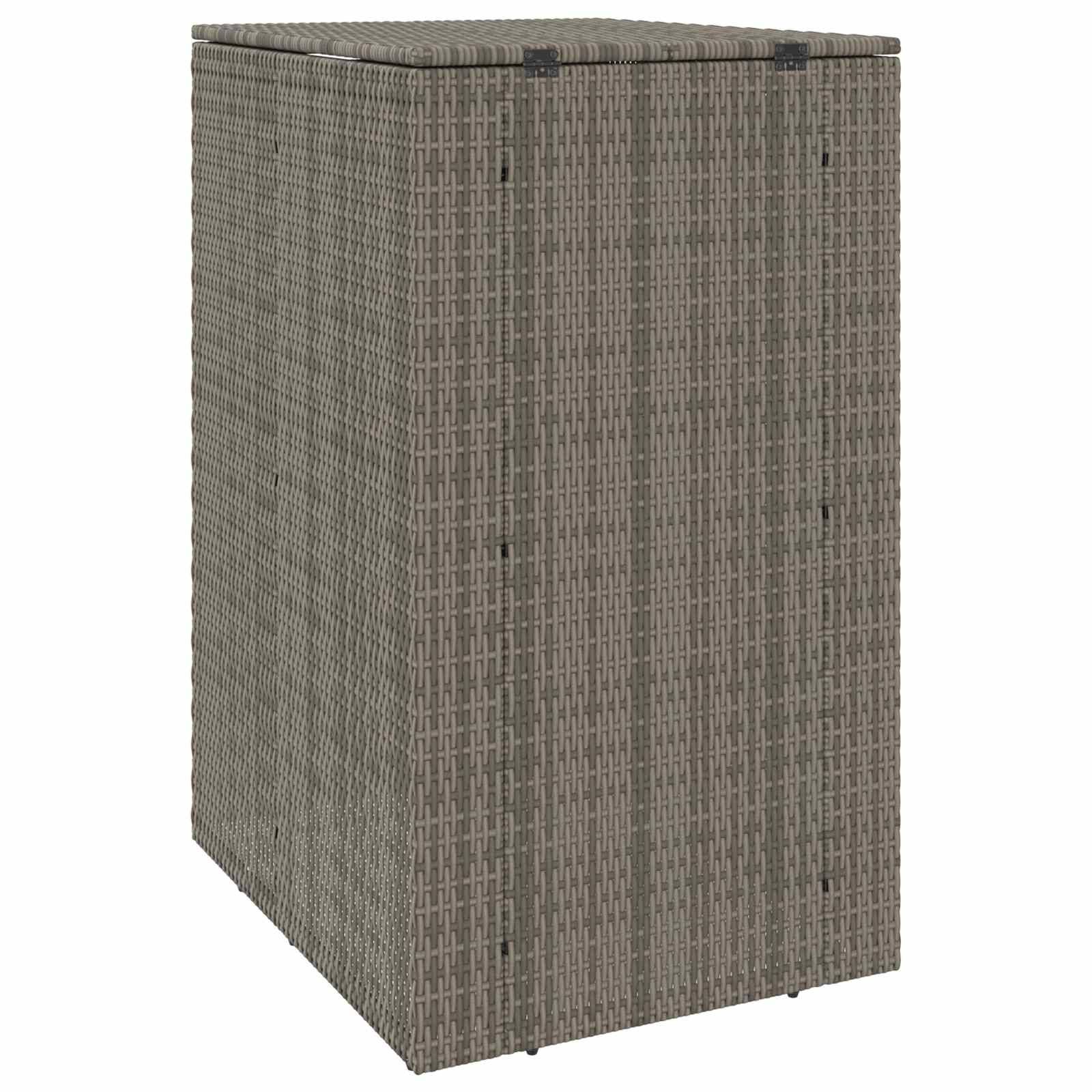 Cache-poubelle polyéthylène gris 65 x 80 x 115 cm - PANGIVO - Image 7
