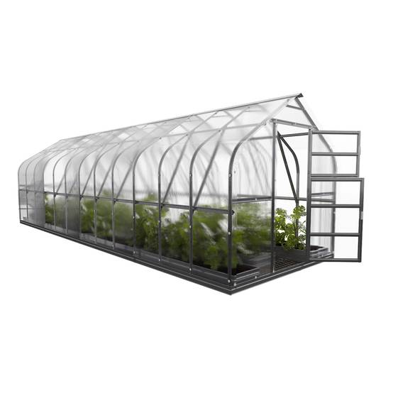 Serre de jardin polycarbonate 2,5 x 8 m (20 m²) 6 mm 4 volets automatiques - Klasika - Image 3