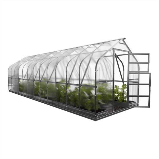 KLASIKA GREENHOUSES - Serre de jardin polycarbonate 2,5 x 8 m (20 m²) 6 mm 4 volets automatiques - Klasika - Image 4