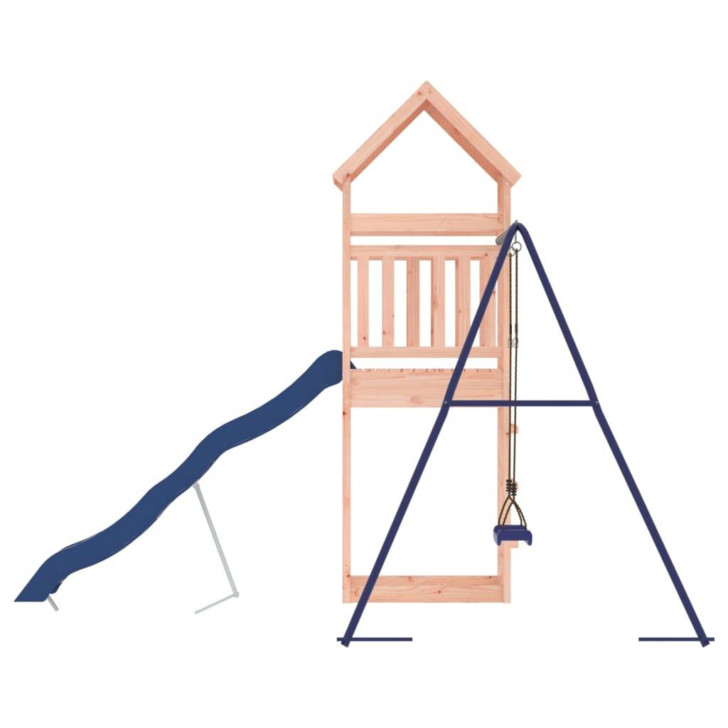 Helloshop26 - Aire de jeux d'extérieur balançoires toboggan portiques robuste jeux jardin 245 x 373 x 264 cm bois massif de douglas - Imagen 5
