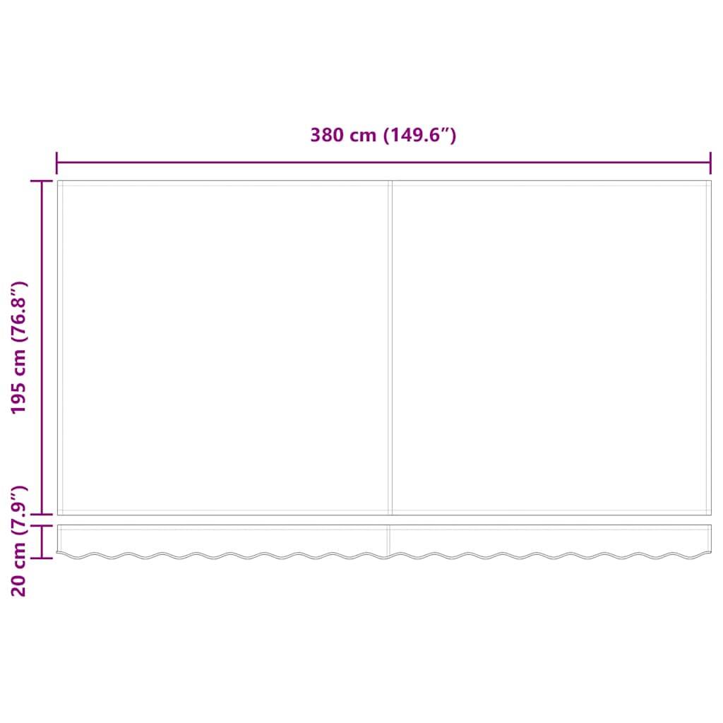 Prolenta Premium - Store banne polyester jaune - Prolenta premium p348.6 - Image 9