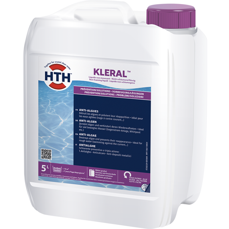 Hth - Anti-algues liquide hth KLERAL pour piscine - 5 litres - - Imagen 1