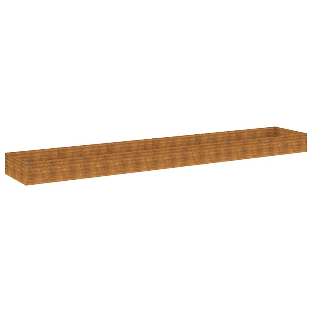 ComfortXL - Carré potager rectangulaire Acier Corten jardin Rouillé 579x100x36 cm – ComfortXL Outdoor Living - Image 2