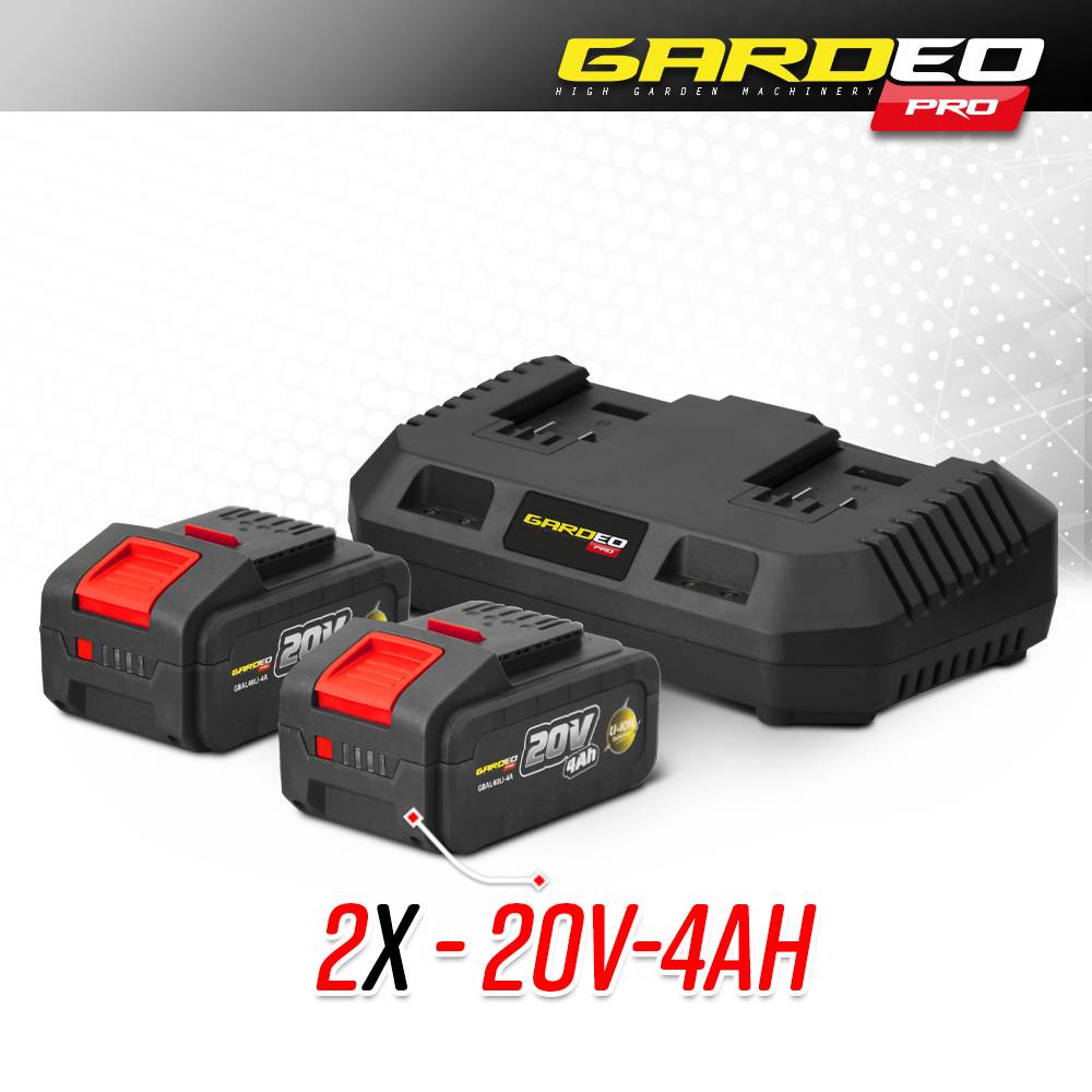 Gardeo Pro - Balayeuse pour gazon synthétique sur batterie - 2 x 20V - 4Ah - Gardeo Pro - Image 4