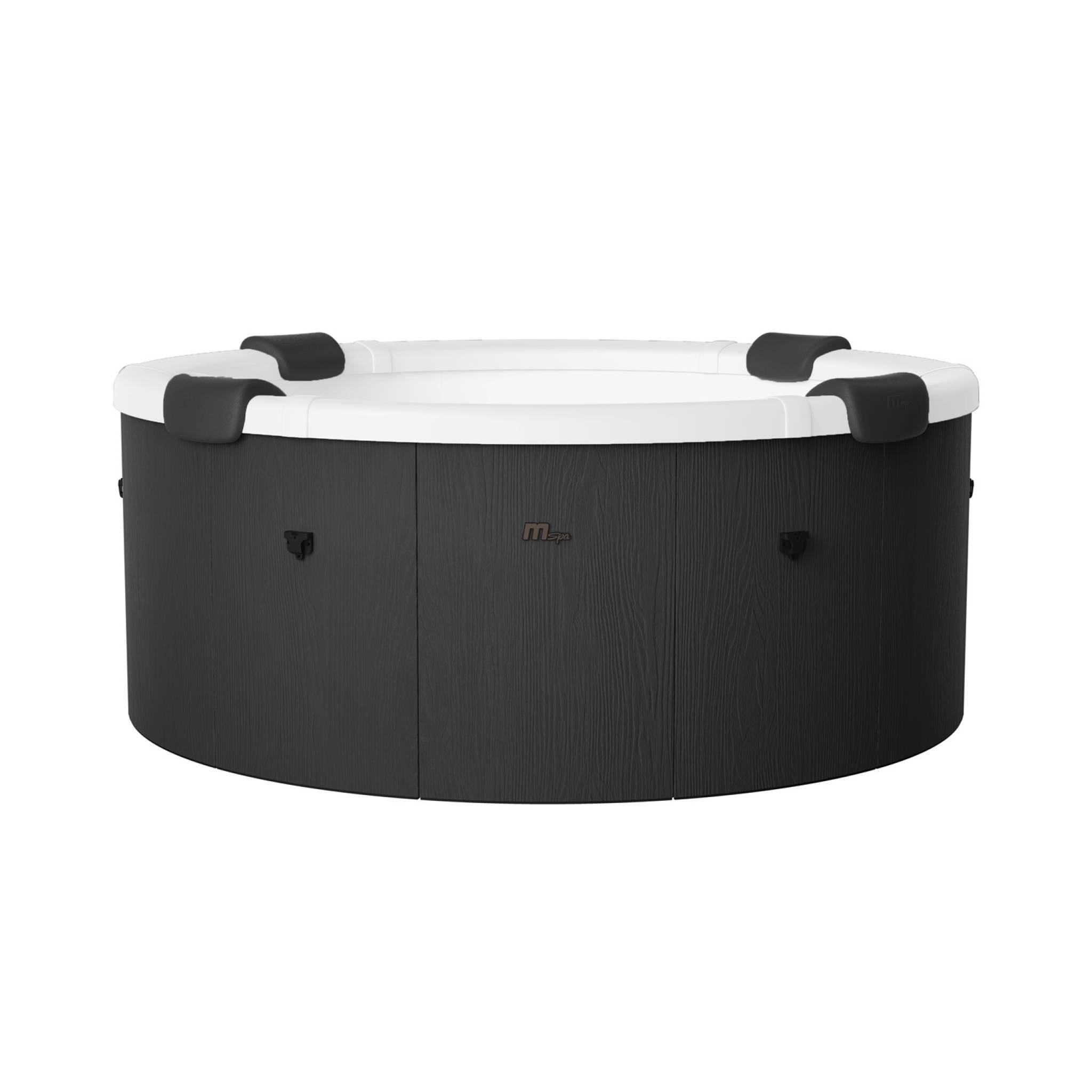 sweeek - Spa rigide 6 places 180cm rond hydromassage 4 coussins bâche + housse anthracite - Denver | sweeek - Image 5