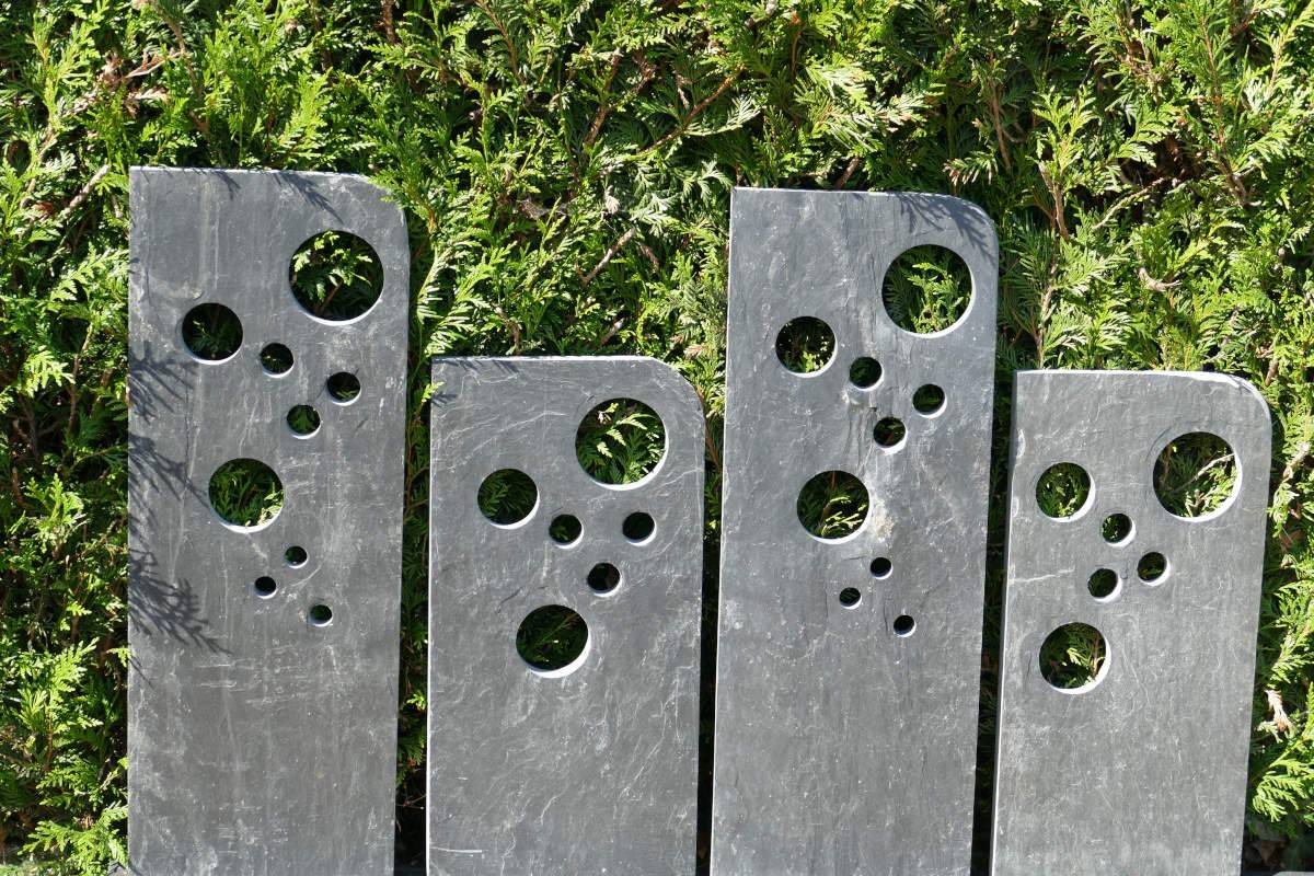 ClassGarden - TOTEM ARDOISE 60+80 cm - Bullettes - Pack de 4 Totems - Image 10