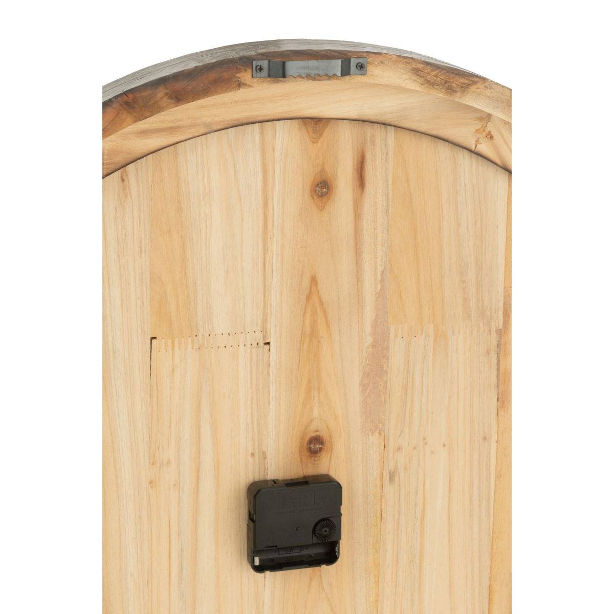 Horloge Murale en Bois "Grand Hotel" 58cm Marron - Image 3