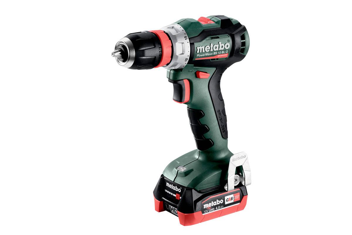 Metabo - Perceuse visseuse METABO 12V powermaxx BS 12 BL Q - quick 2x4.0AH LIHD Asc55 - 601045800 - Imagen 1