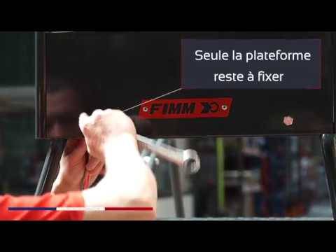 Escabeau de rayonnage 14 marches à immobilisation automatique 150 kg - FIMM - 830008819 - Imagen 9