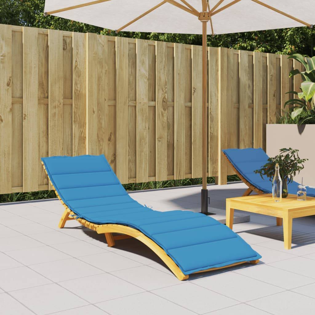 ComfortXL - Matelas Bain de Soleil Tissu Oxford Confortable pour Transat de Piscine Bleu 200x50cm – ComfortXL Outdoor Living - Image 1