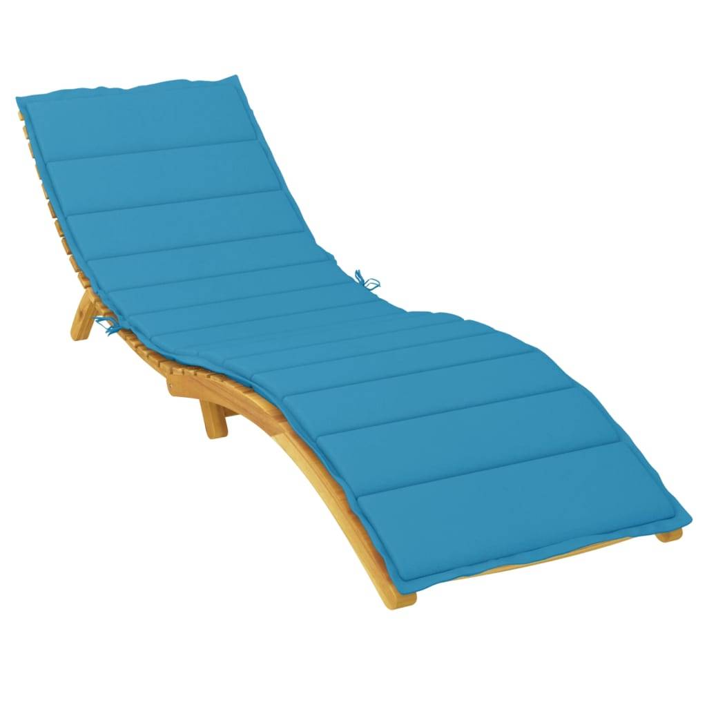 ComfortXL - Matelas Bain de Soleil Tissu Oxford Confortable pour Transat de Piscine Bleu 200x50cm – ComfortXL Outdoor Living - Image 3
