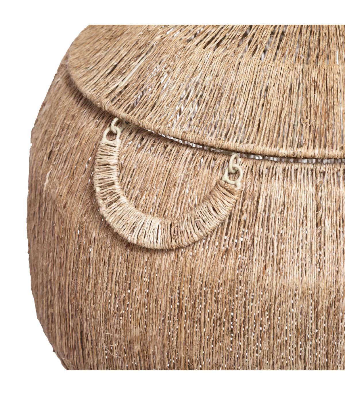 Set de 2 Paniers de rangement en Jute avec couvercle - Imagen 6