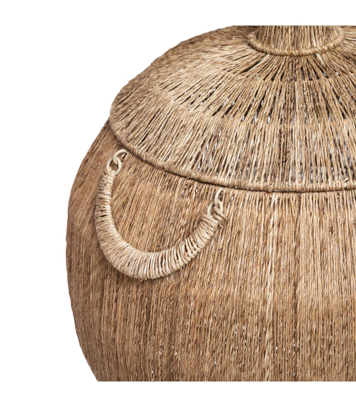 Set de 2 Paniers de rangement en Jute avec couvercle - Imagen 7