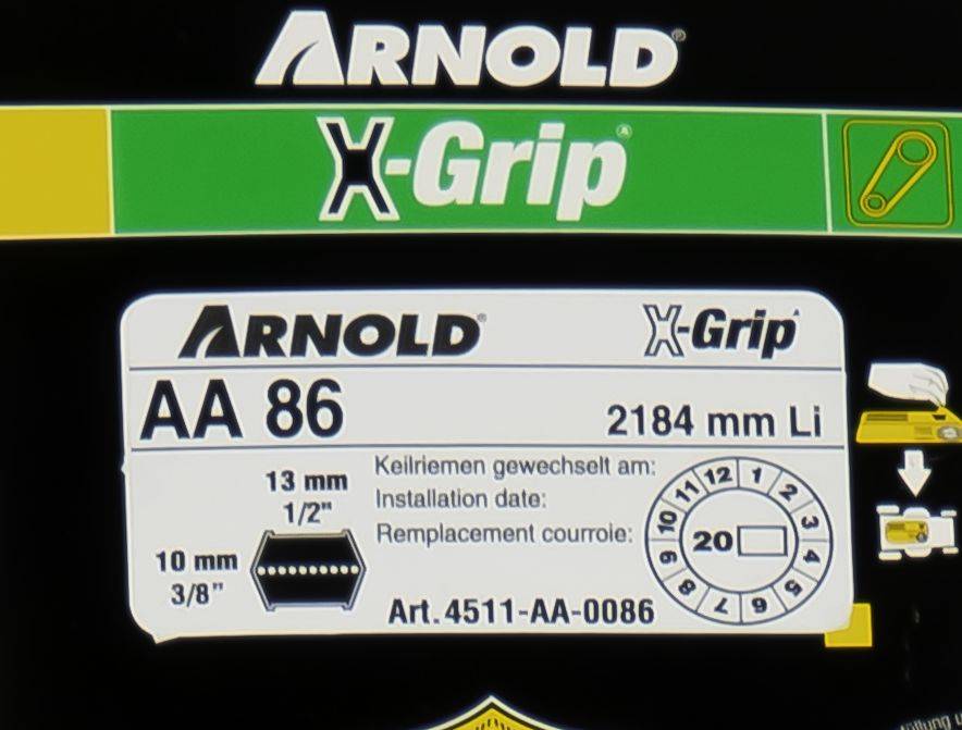 Arnold - Courroie hexagonale X-Grip de type AA 86 Arnold - Imagen 2