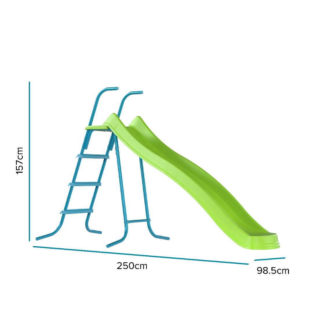 Toboggan ondulé 220 cm avec 4 marches - Image 5