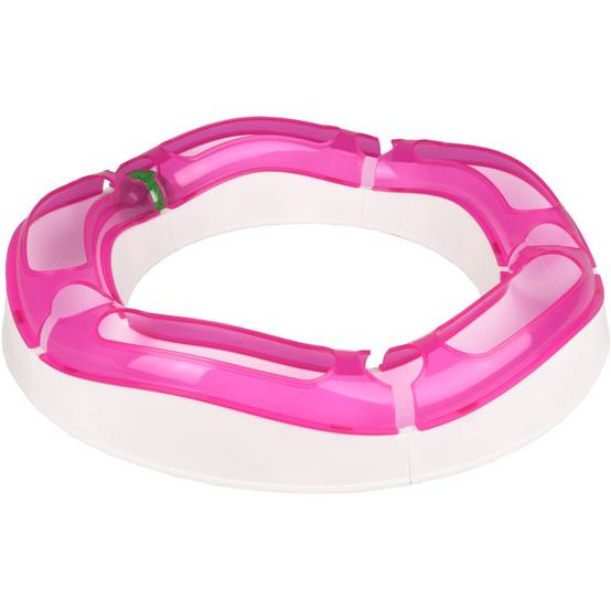 Tunnel MOGGY jeu pour chat ø 38.5 cm x 7 cm x 7.7 cm. rose. - Imagen 2