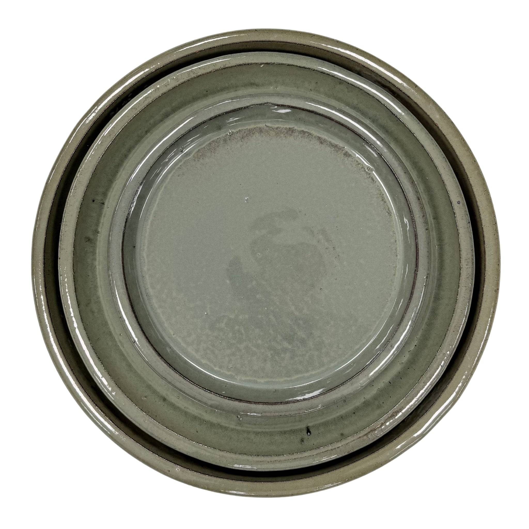 Provencelia - Soucoupe ronde 20cm vert crème - Image 2