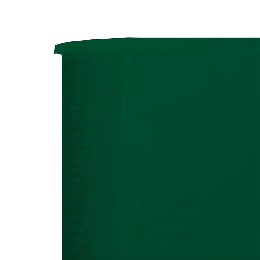 Helloshop26 - Brises-vue paravent 3 panneau x tissu 400 x 160 cm vert - Imagen 5
