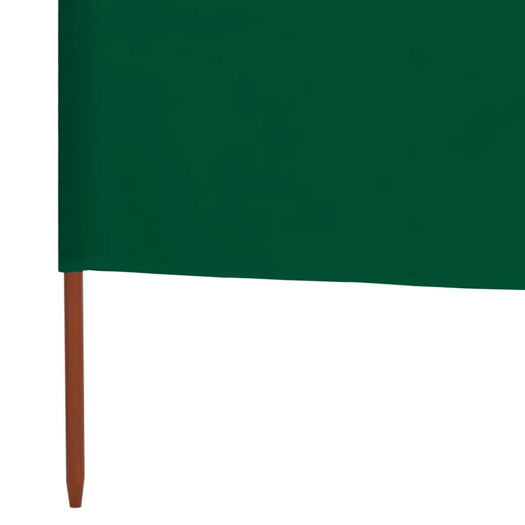 Helloshop26 - Brises-vue paravent 3 panneau x tissu 400 x 160 cm vert - Imagen 4