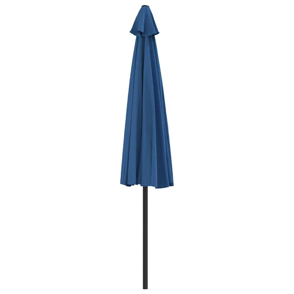 Vidaxl - Parasol de balcon avec mât en aluminium Bleu 300x155x223cm Demi vidaXL 312505 - Imagen 8