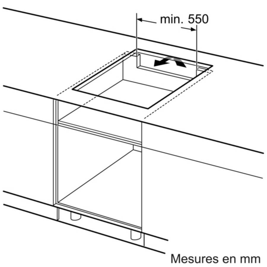 Bosch - Table de cuisson à induction 60cm 3 feux noir PIJ611BB5E Bosch - Image 4