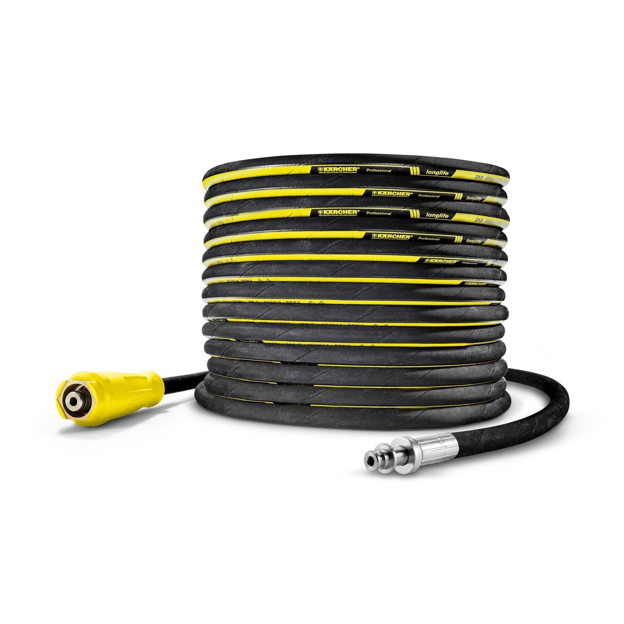 Kärcher - Flexible haute pression Longlife 400,20 m, DN 8, raccord AVS sur le pistolet - 61100280 - Karcher