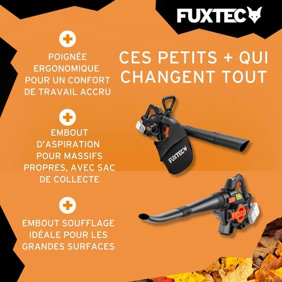 FUXTEC Souffleur/aspirateur de feuilles 40 volts 2en1 FX-E2LBS - Image 4