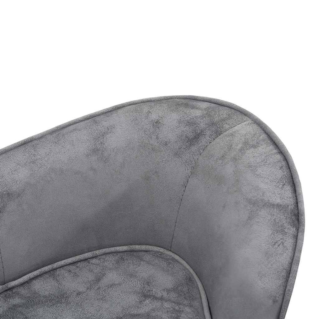 Vidaxl - Canapé pour chien Gris 68x38x38 cm Peluche vidaXL 170963 - Imagen 4
