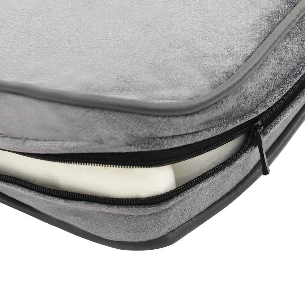 Vidaxl - Canapé pour chien Gris 68x38x38 cm Peluche vidaXL 170963 - Imagen 5