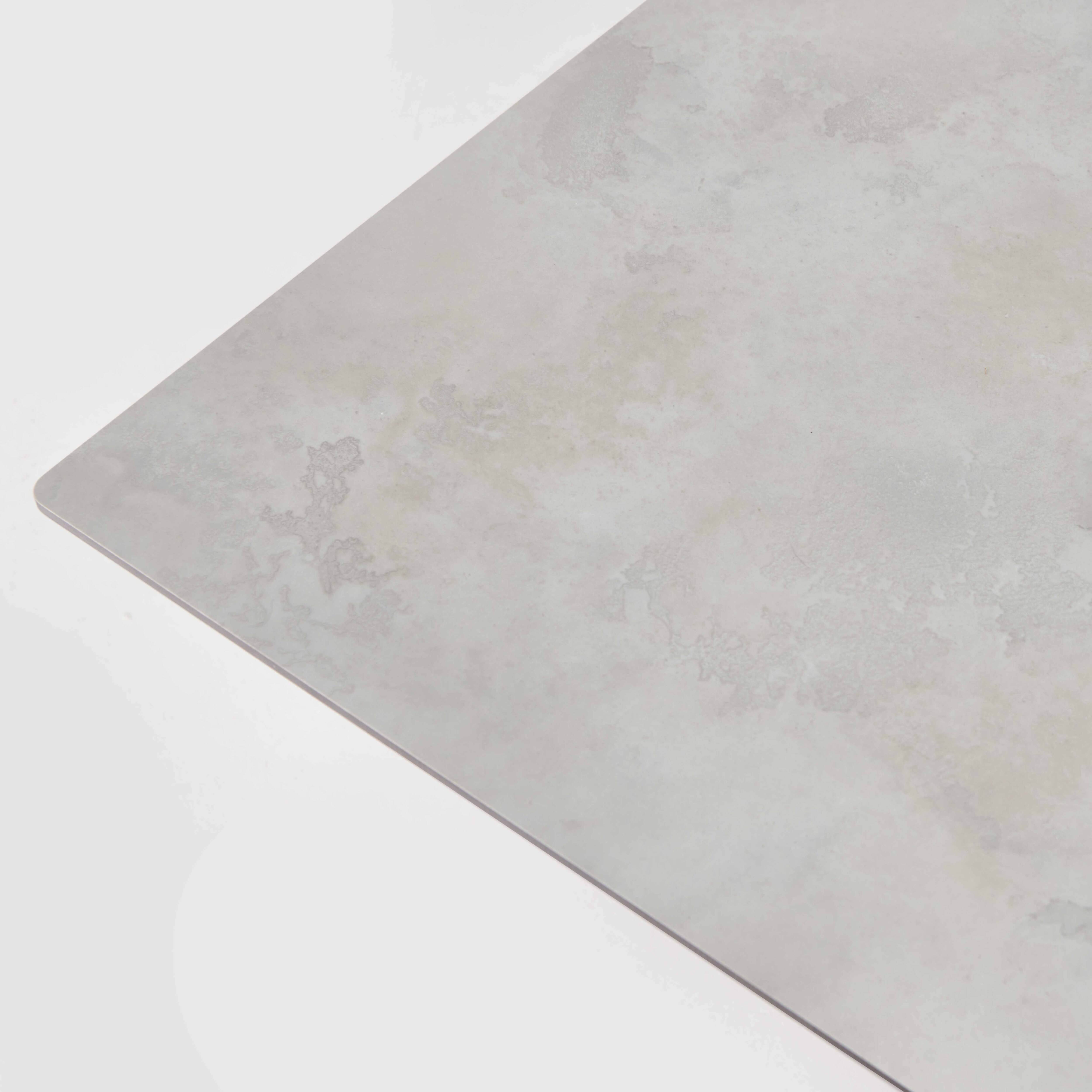 Oviala - Table haute de terrasse 60x60 cm inclinable stratifié béton gris Opéra - Oviala - Imagen 4