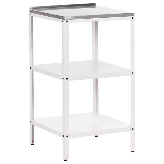 Beliani - Cuisine de jardin Acier Blanc VILAMA - 50x50x90- Beliani - Image 2