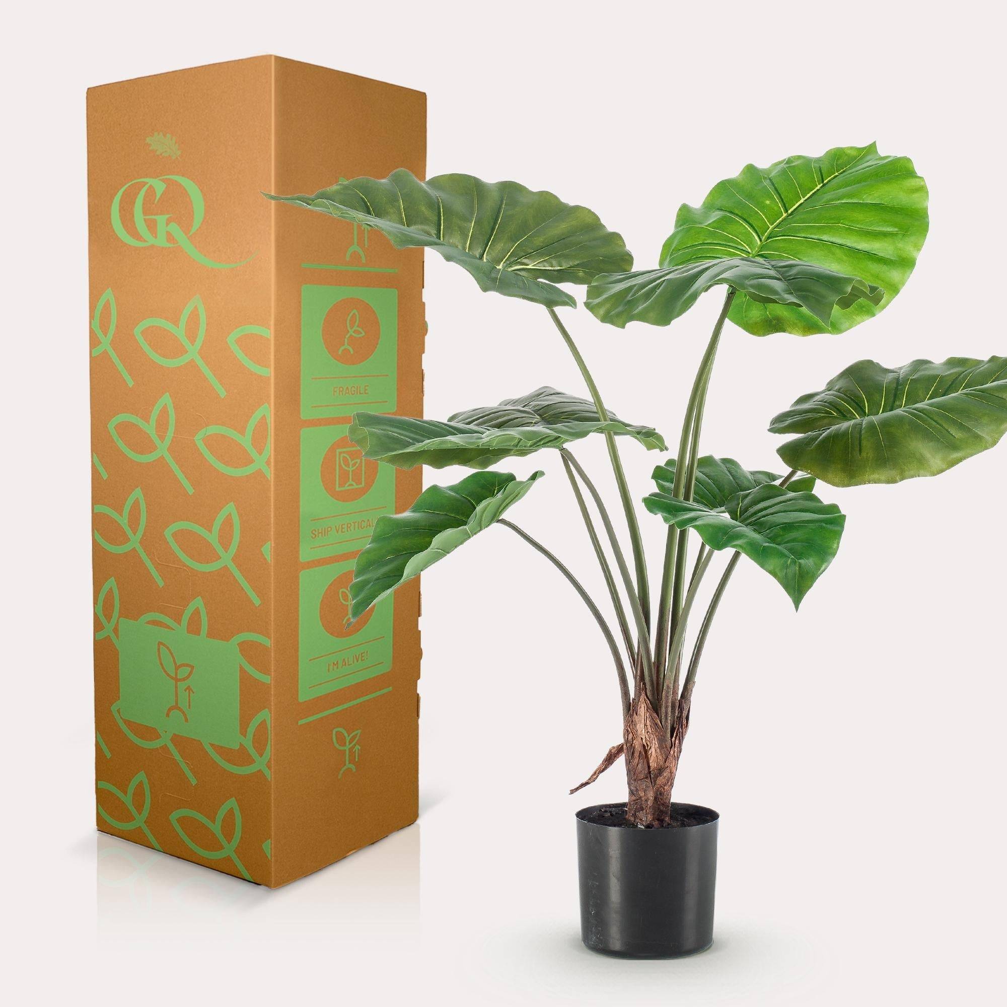 La Green Touch - Alocasia plante artificielle - h70cm, Ø12cm- La Green Touch - Imagen 3