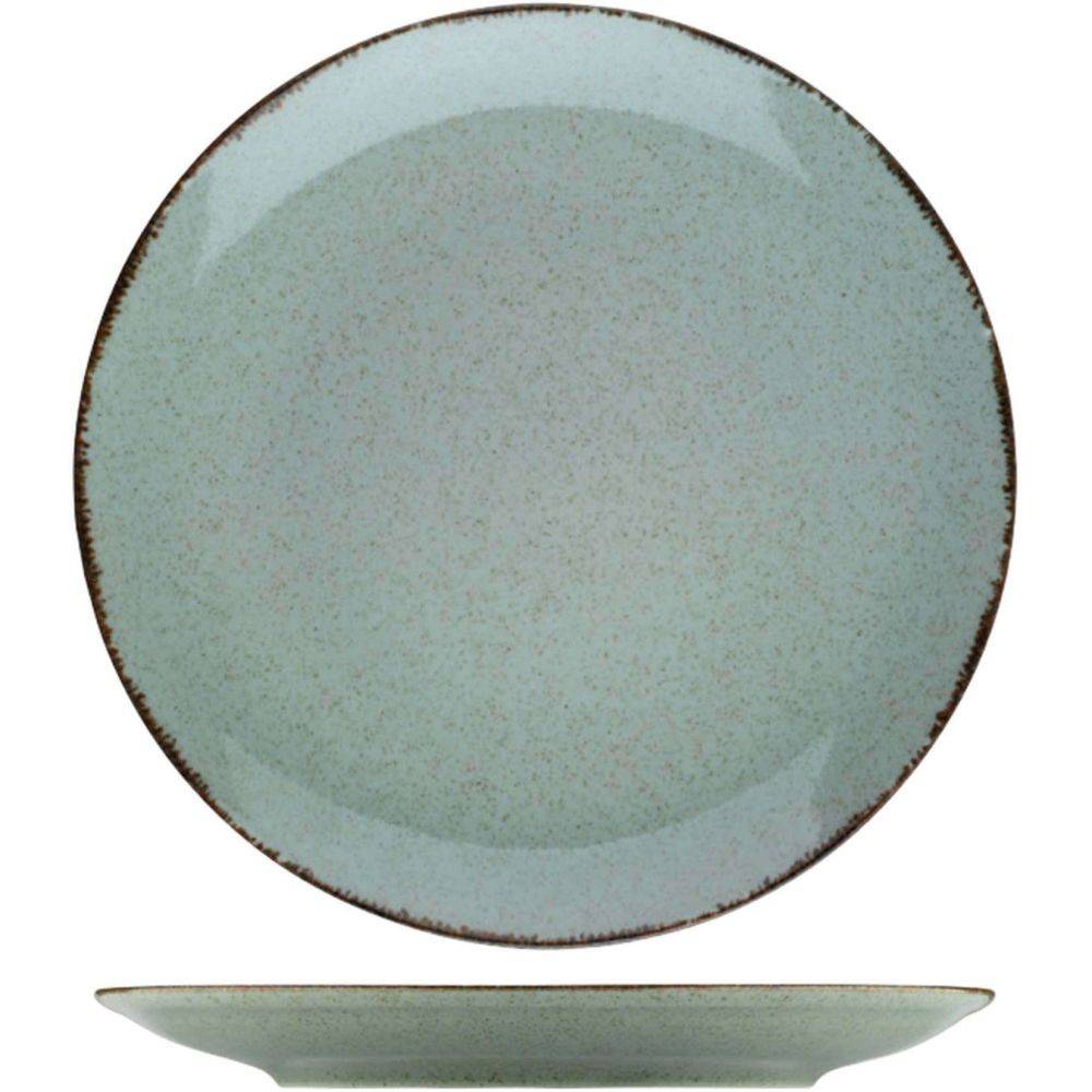 Hanah Home - Service de table en porcelaine Spot 24 pièces Vert - Imagen 3