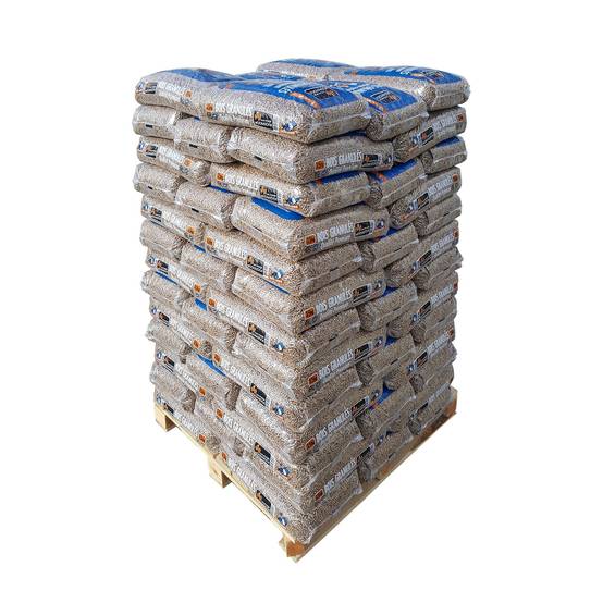 WOODSTOCK - Granulés Bois Premium 66x15kg - Certifié DinPlus NF, Écologique et Économique - Woodstock - Image 1