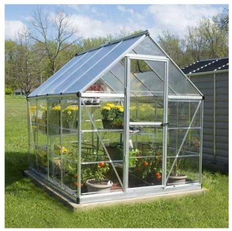 Canopia - Serre de jardin en polycarbonate Hybrid  4,50 m², Couleur Vert, Ancrage au sol Non - Imagen 1
