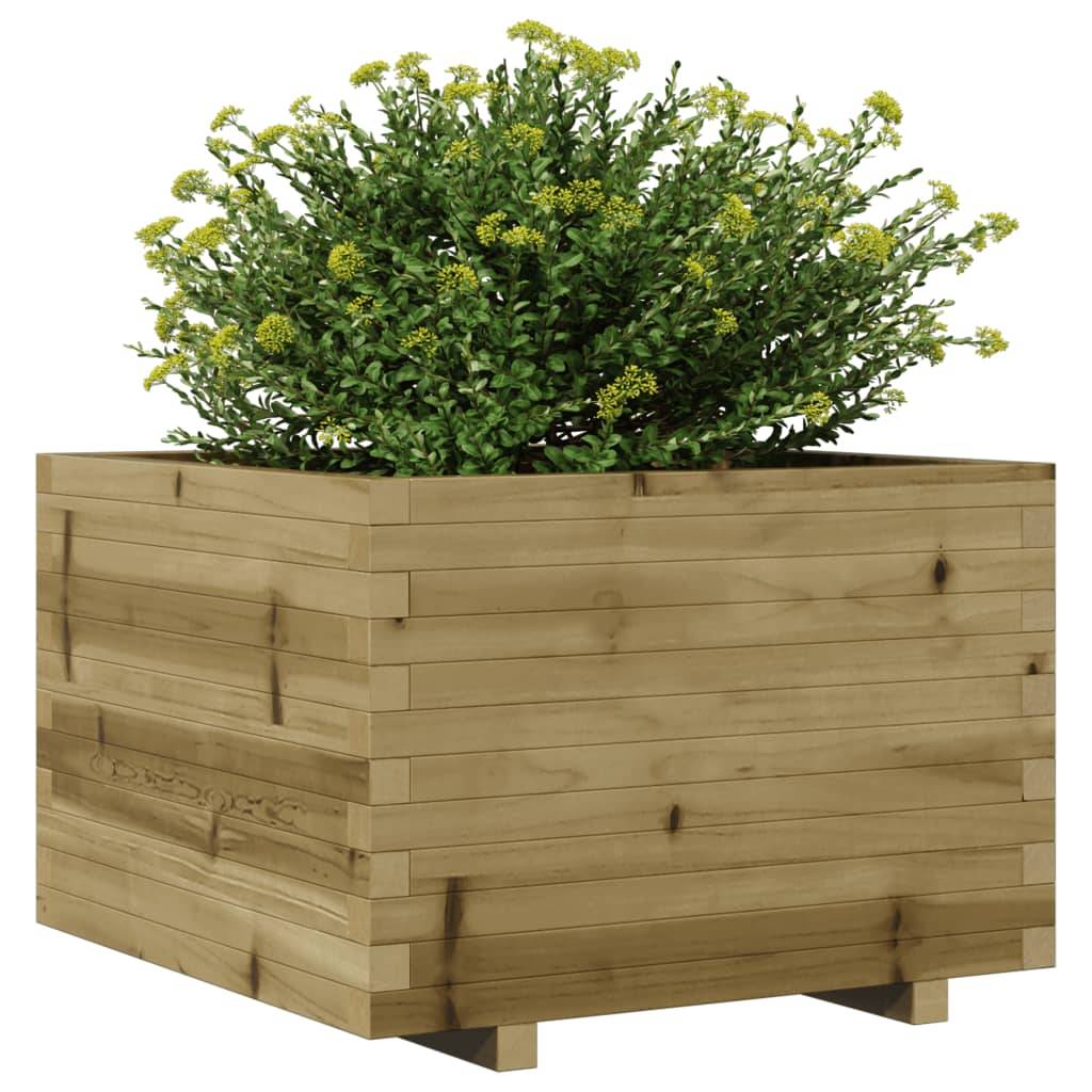 Maison Chic - Jardinière, Bac à fleurs, Pot de fleurs 70x70x49,5 cm bois de pin imprégné-JU13903 - Imagen 4