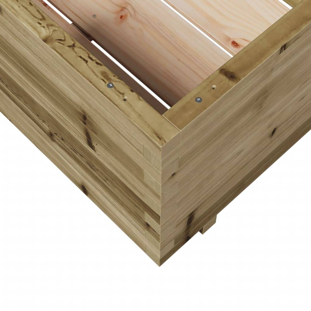 Maison Chic - Jardinière, Bac à fleurs, Pot de fleurs 70x70x49,5 cm bois de pin imprégné-JU13903 - Imagen 8