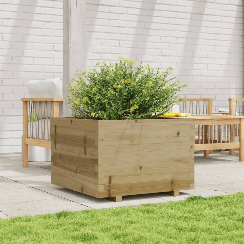 Maison Chic - Jardinière, Bac à fleurs, Pot de fleurs 70x70x49,5 cm bois de pin imprégné-JU13903 - Imagen 3
